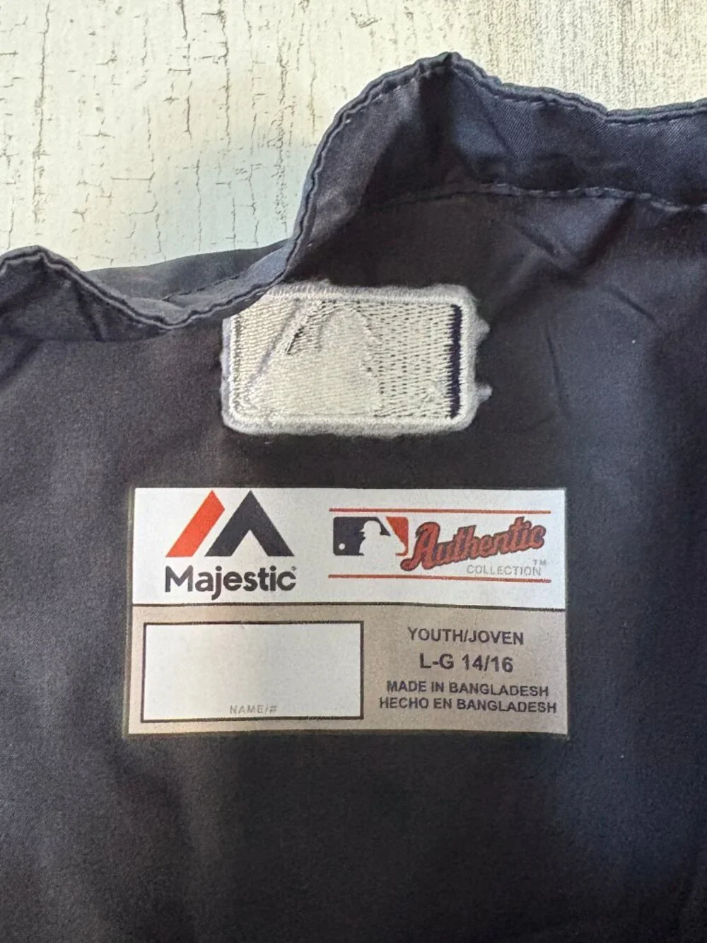 Majestic MLB New York Yankees Youth Large 14/16 Lightweight Windbreaker Pullover